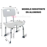 Silla de Baño con Agarraderas Laterales