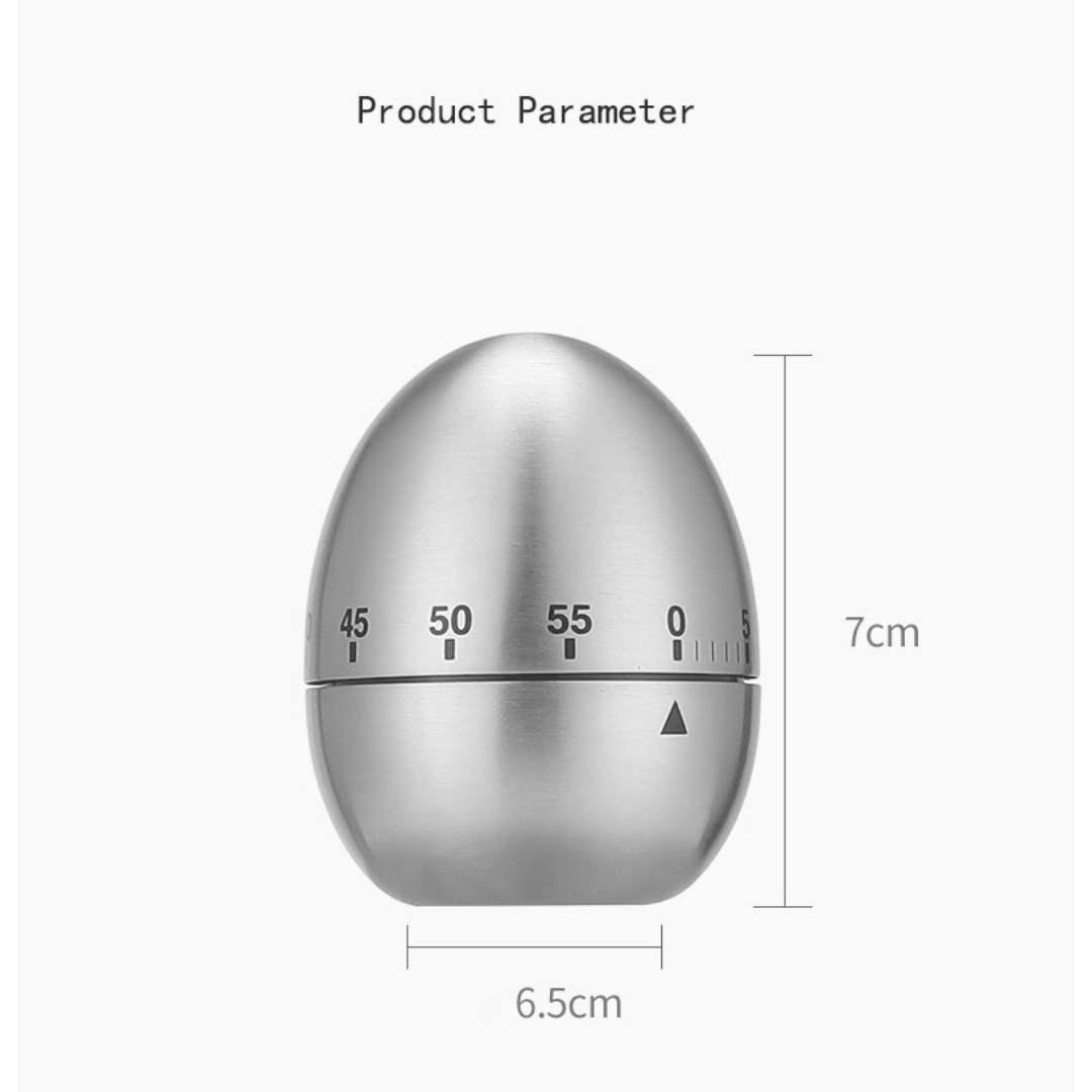 Temporizador de Acero Inoxidable Egg Timer