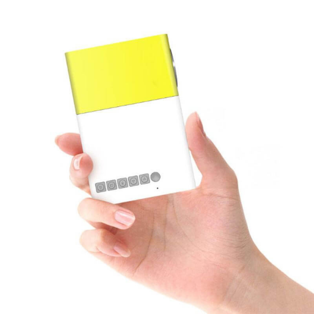 Mini Proyector Portátil Compatible con Chromecast, TV Stick y Consolas