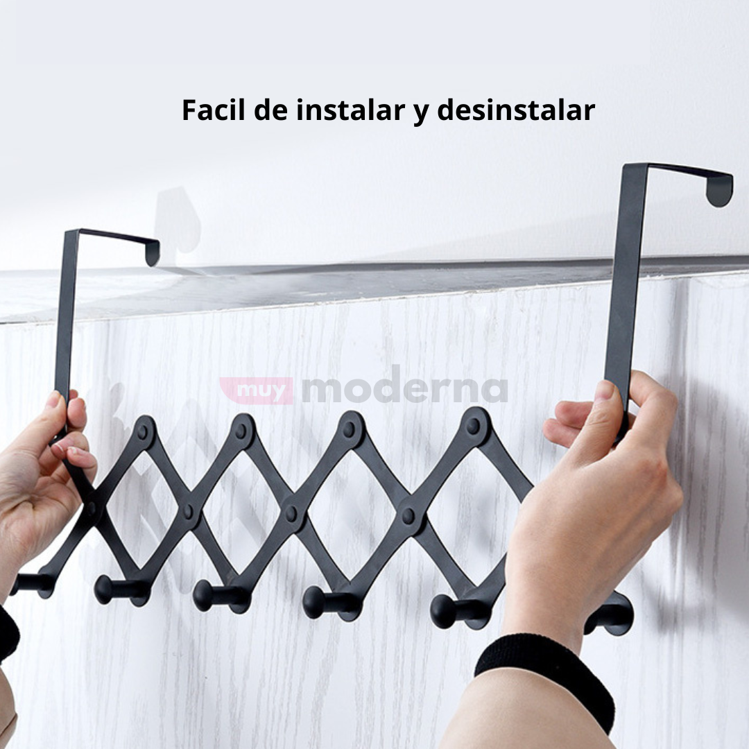 Perchero Extensible Para Colgar en Puertas