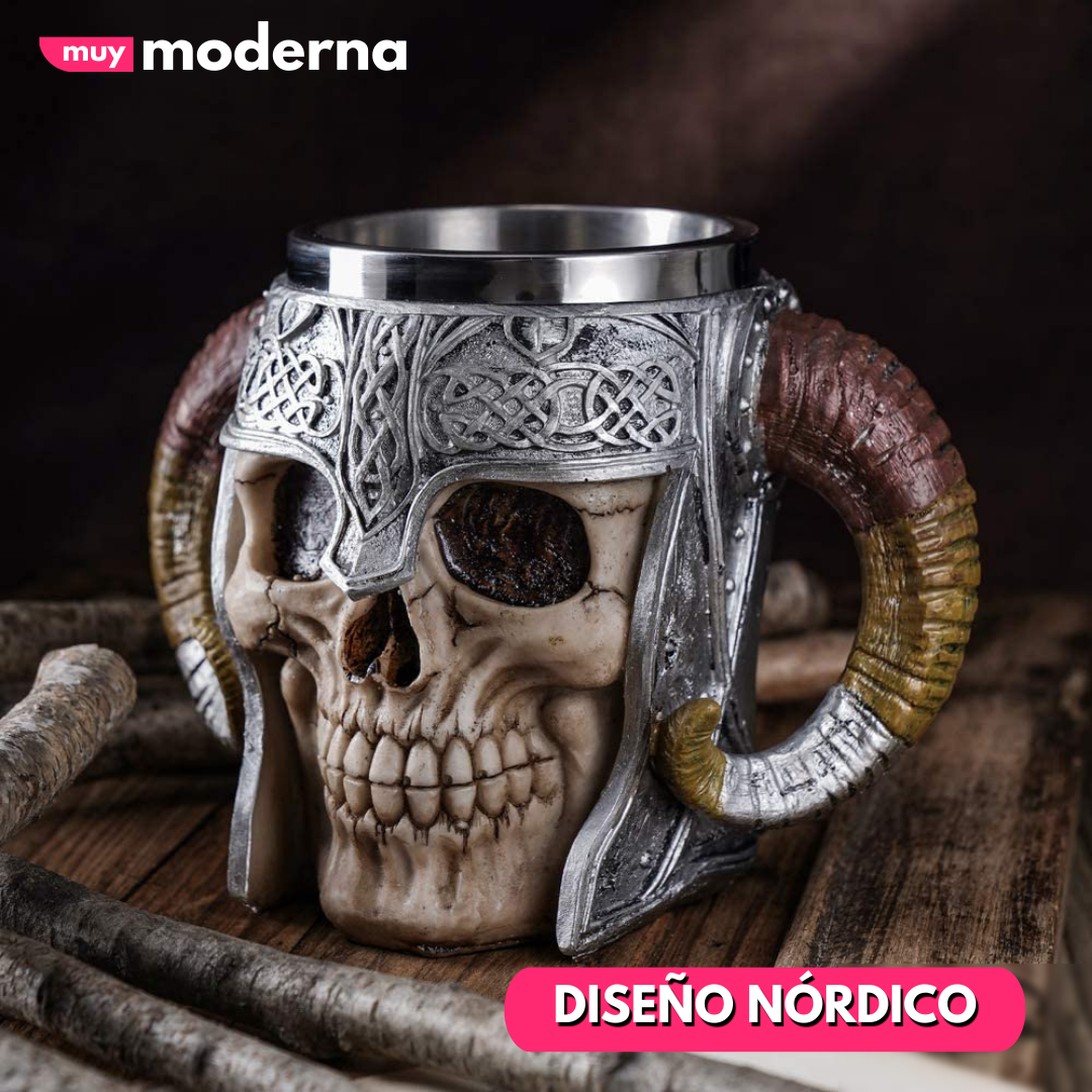 Jarra de Calavera Vikinga