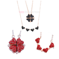 Collar Trebol de Corazones