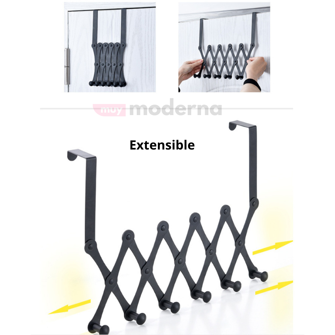 Perchero Extensible Para Colgar en Puertas