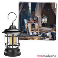 Farol Retro LED Inalámbrico de Luz -Neutra