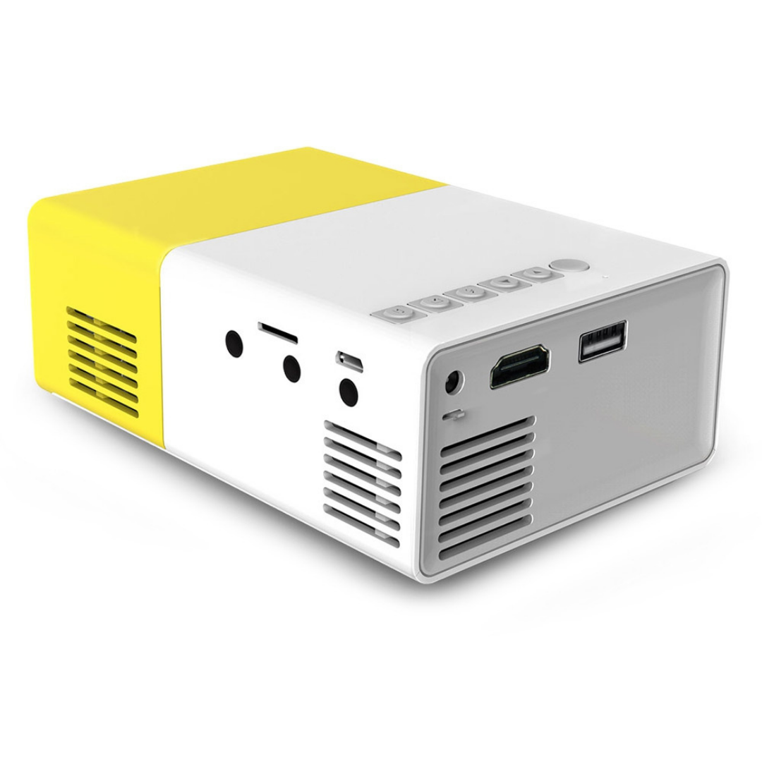 Mini Proyector Portátil Compatible con Chromecast, TV Stick y Consolas