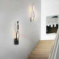 Lámpara Ondulada Estilo Nórdico de Pared