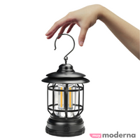 Farol Retro LED Inalámbrico de Luz -Neutra