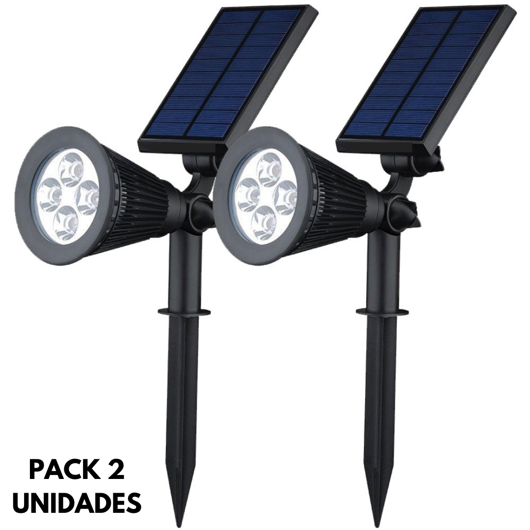 Foco LED Redondo de Jardin para Plantas Piso y Pared Luz Fría