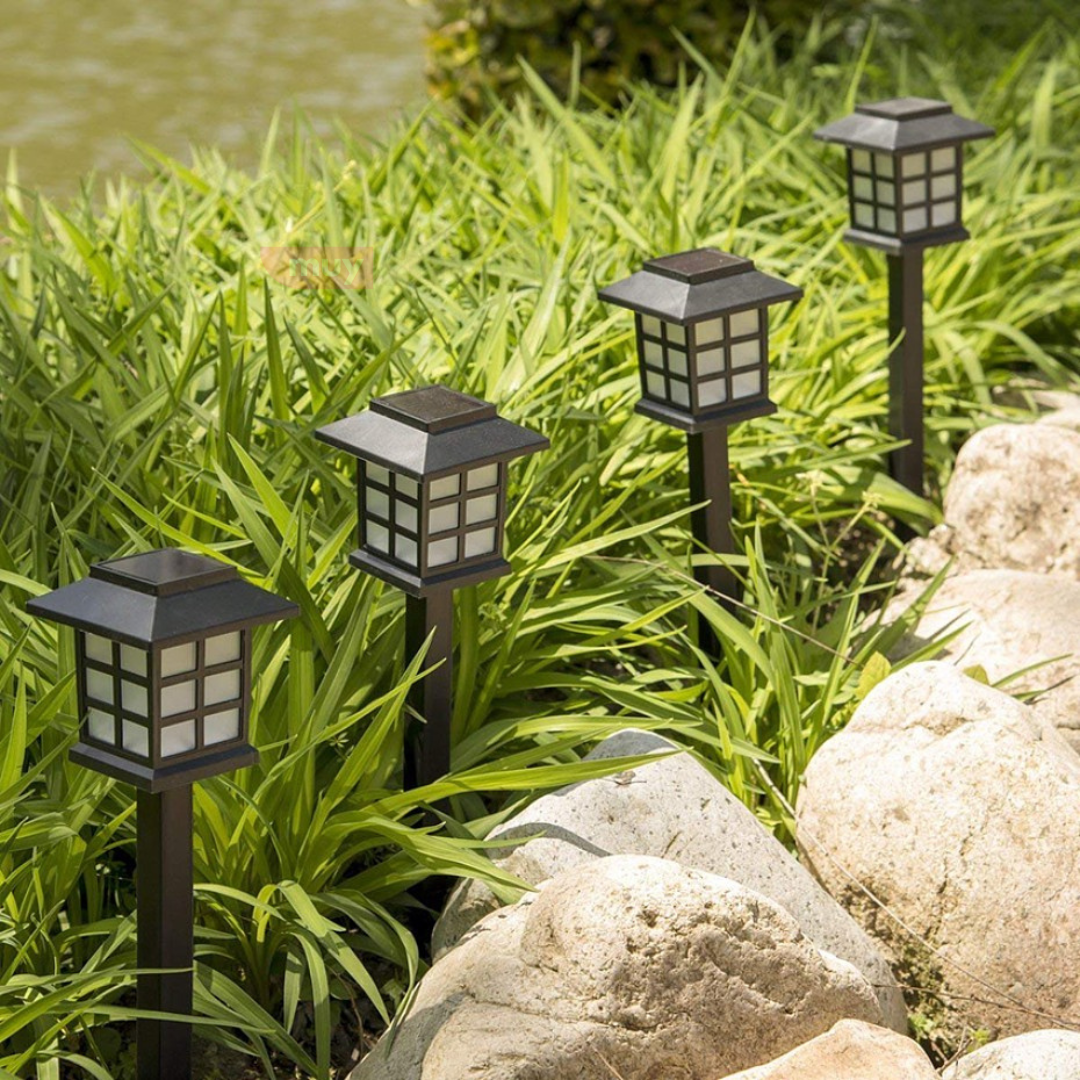 Faroles Solar LED para Jardìn (2 Unidades)