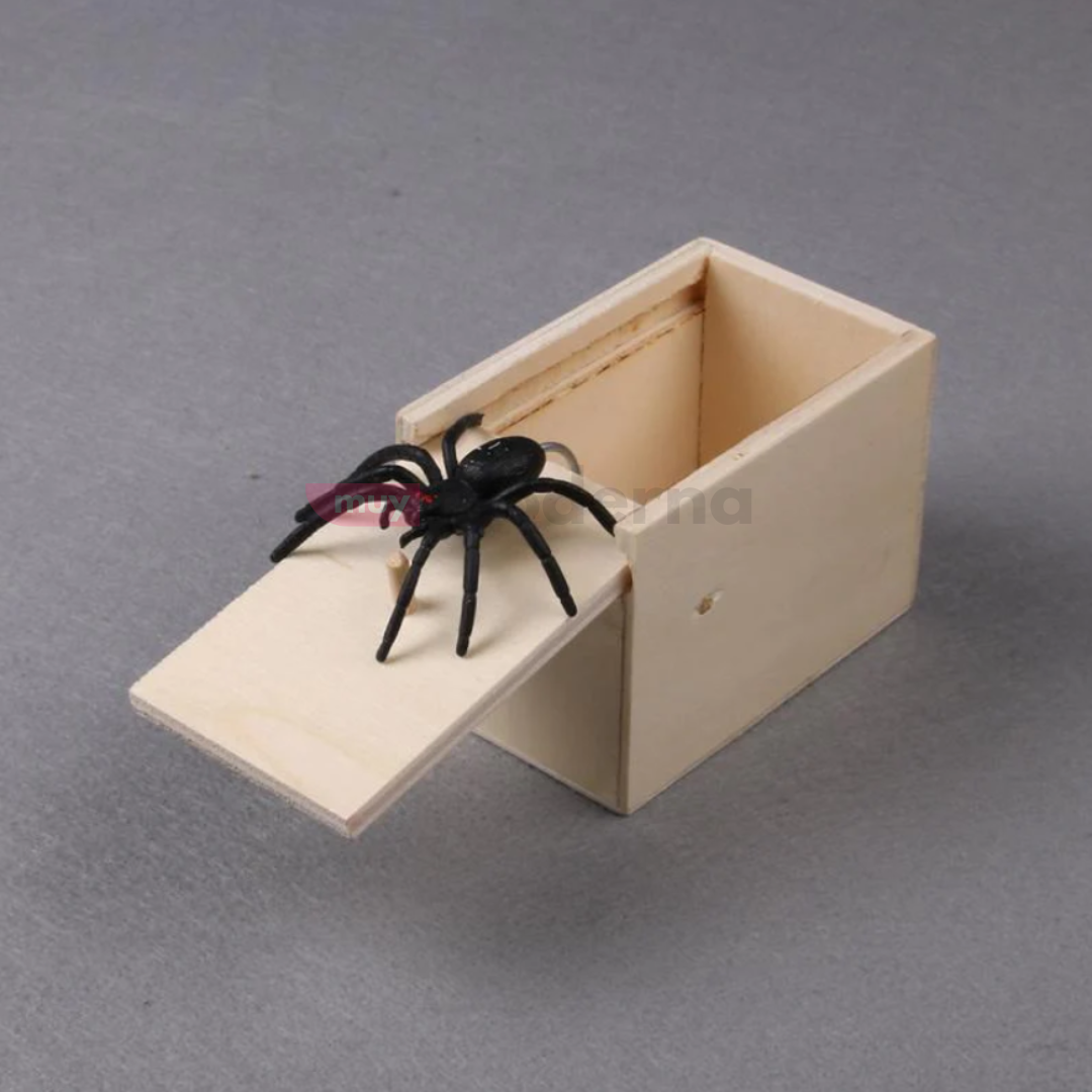 Caja de Broma con Araña Sorpresa