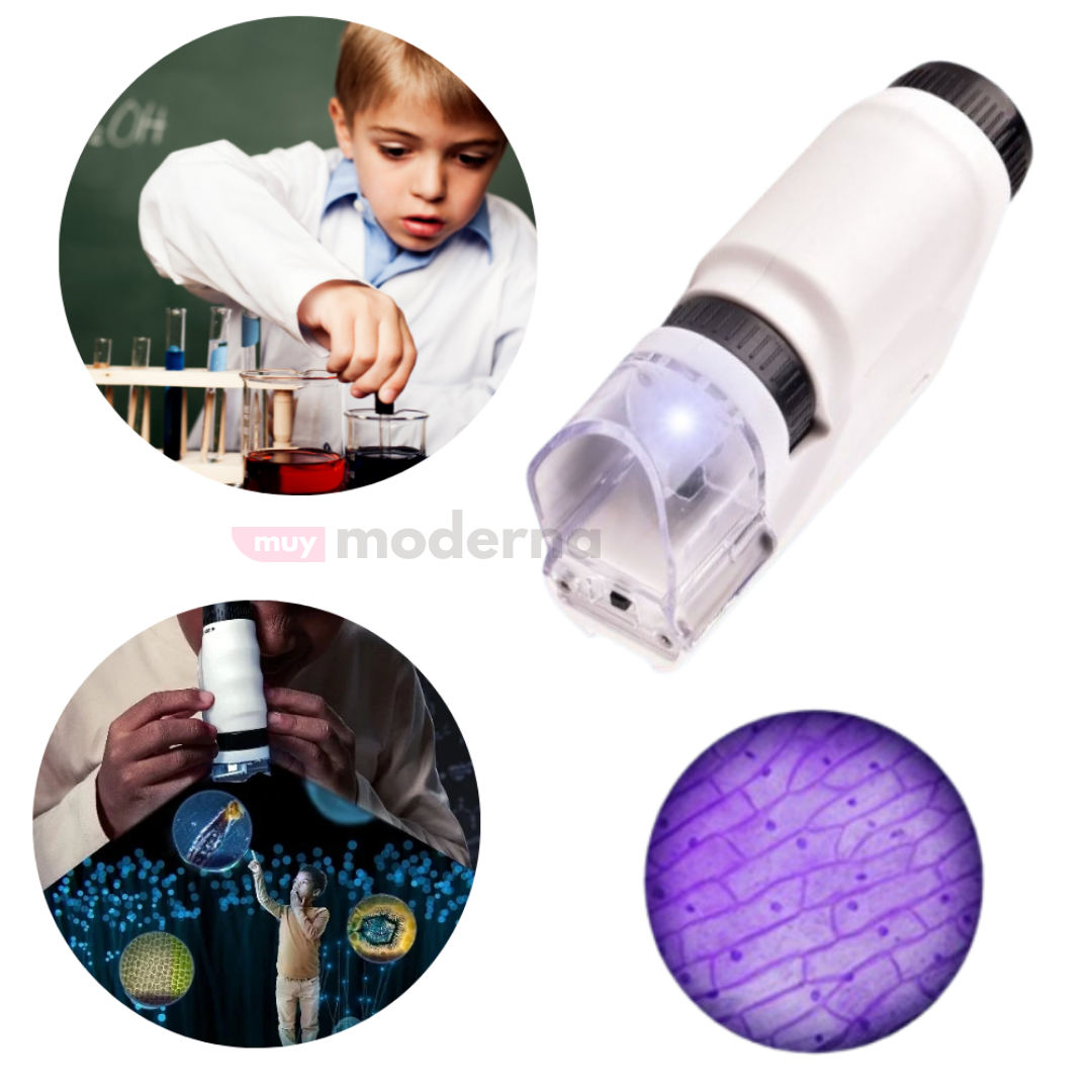 Microscopio portátil para niños