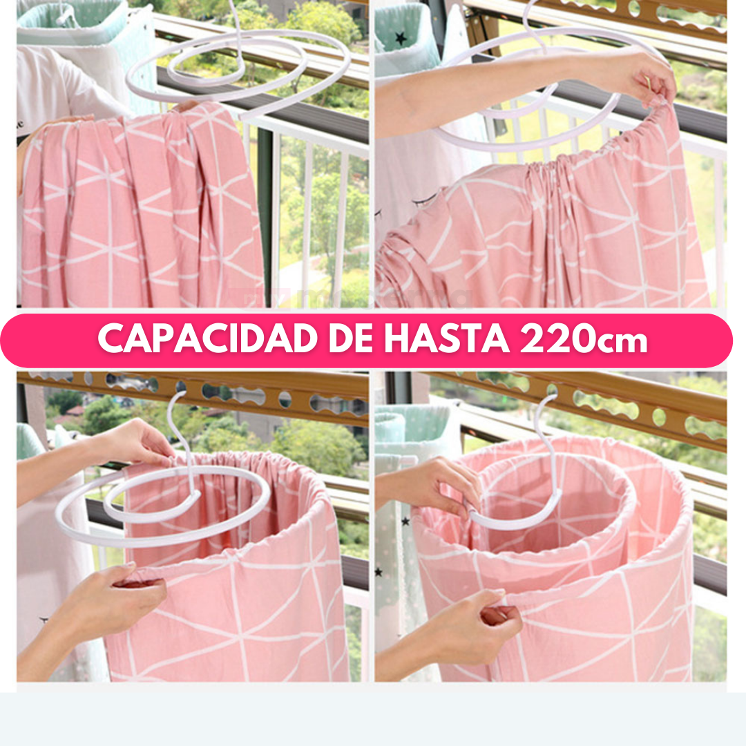 Percha en Espiral para Ropa de Cama