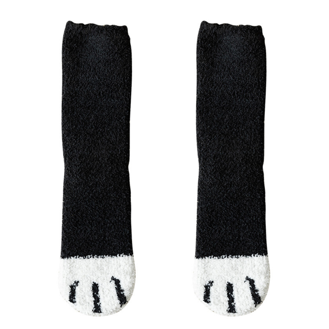 5 Pares de Medias de Invierno estilo Patitas de Gato