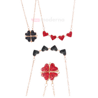 Collar Trebol de Corazones