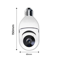 Camara de Seguridad Inteligente Estilo Foco de Luz