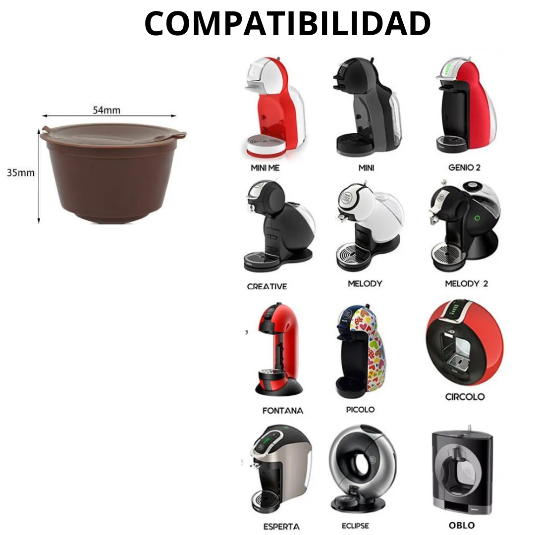 EcoCapsulas de Café Reutilizables (3 Unidades)