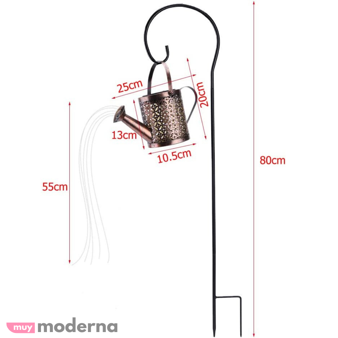 Adorno de Regadera Mágica LED Solar