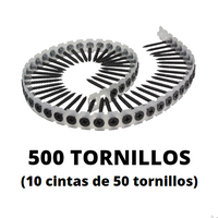500 Tornillos En Cinta (10 cintas)