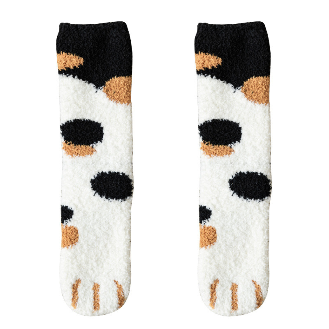 5 Pares de Medias de Invierno estilo Patitas de Gato