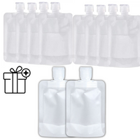 Pack Bolsitas Reutilizables Para Shampoo y Cosméticos