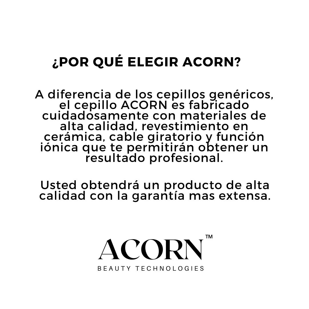 Cepillo Secador Alisador Voluminizador ACORN