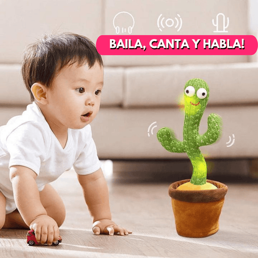 Cactus Toy Bailarín Con Batería y Carga USB - Muy Moderna Uruguay
