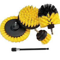 Set 4 Cepillos de limpieza para Taladro (+ Extensión)